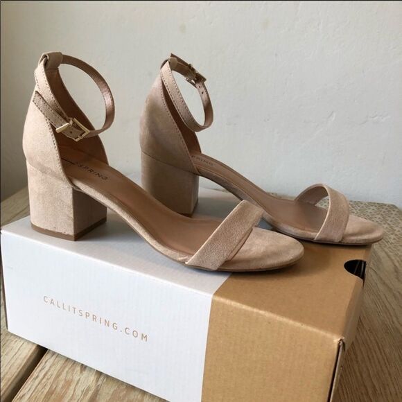 ✨HP✨Stangarone Suede Open Toe Ankle Strap Sandals✨ - Picture 2 of 9